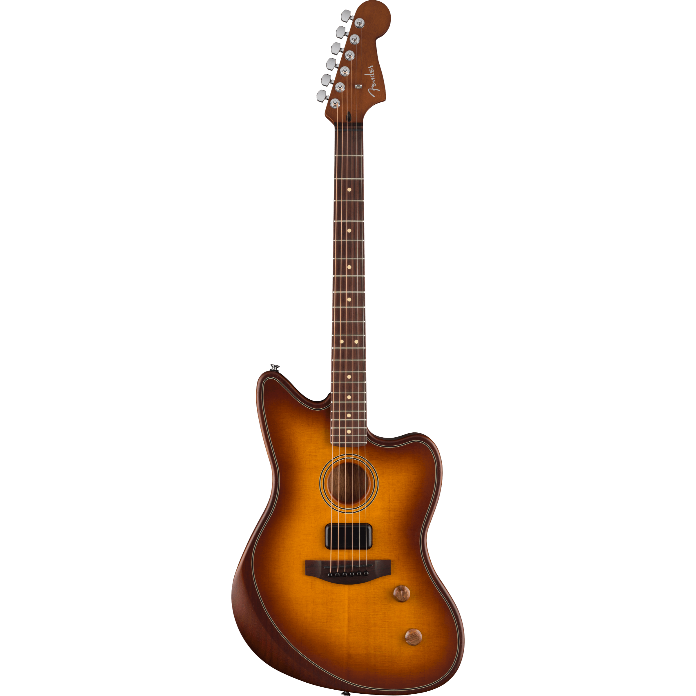 ACOUSTASTDJAZZMAS-HSB Acoustasonic Standard Jazzmaster - Honey Burst: Fender