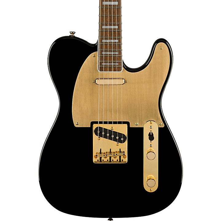 SQ40TELE-BLK 40th Anniversary Telecaster Gold Edition : Squier