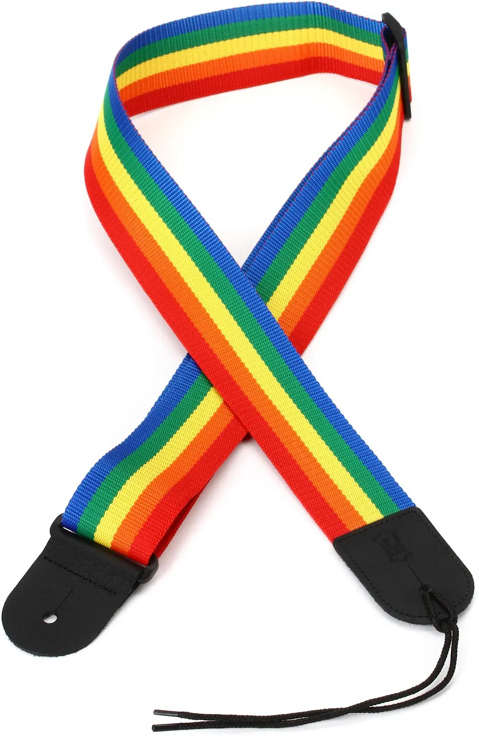 M8POLY-RNB Polyester Guitar Strap - Rainbow : Levy's
