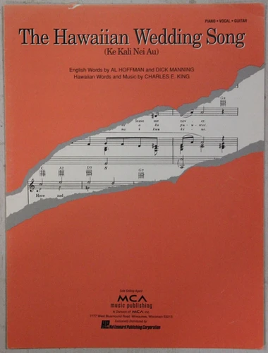 The Hawaiian Wedding Song Ke Kali Nei Au Piano Hal Leonard The Hawaiian Wedding Song Ke Kali Nei Au Piano Hal Leonard