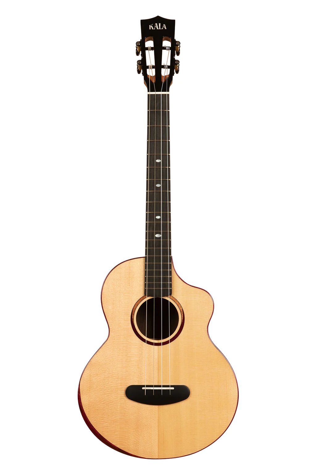 KA-CT-SSRW-BG-C Contour All Solid Gloss Spruce Rosewood Baritone Ukulele : Kala