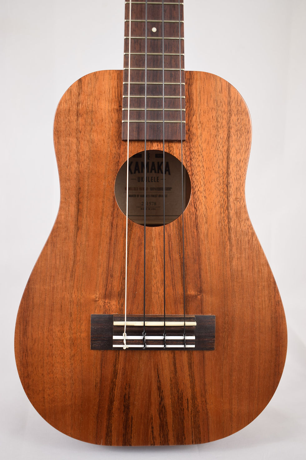 HB-2 Solid Hawaiian Koa Concert Ukulele : Kamaka