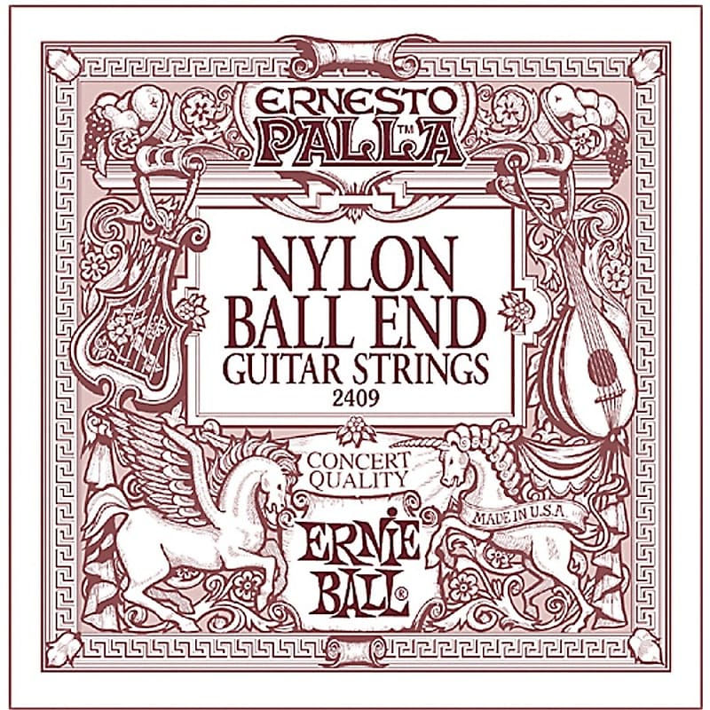 2409 Ernesto Palla Ball End Nylon Classical Acoustic Strings : Ernie Ball