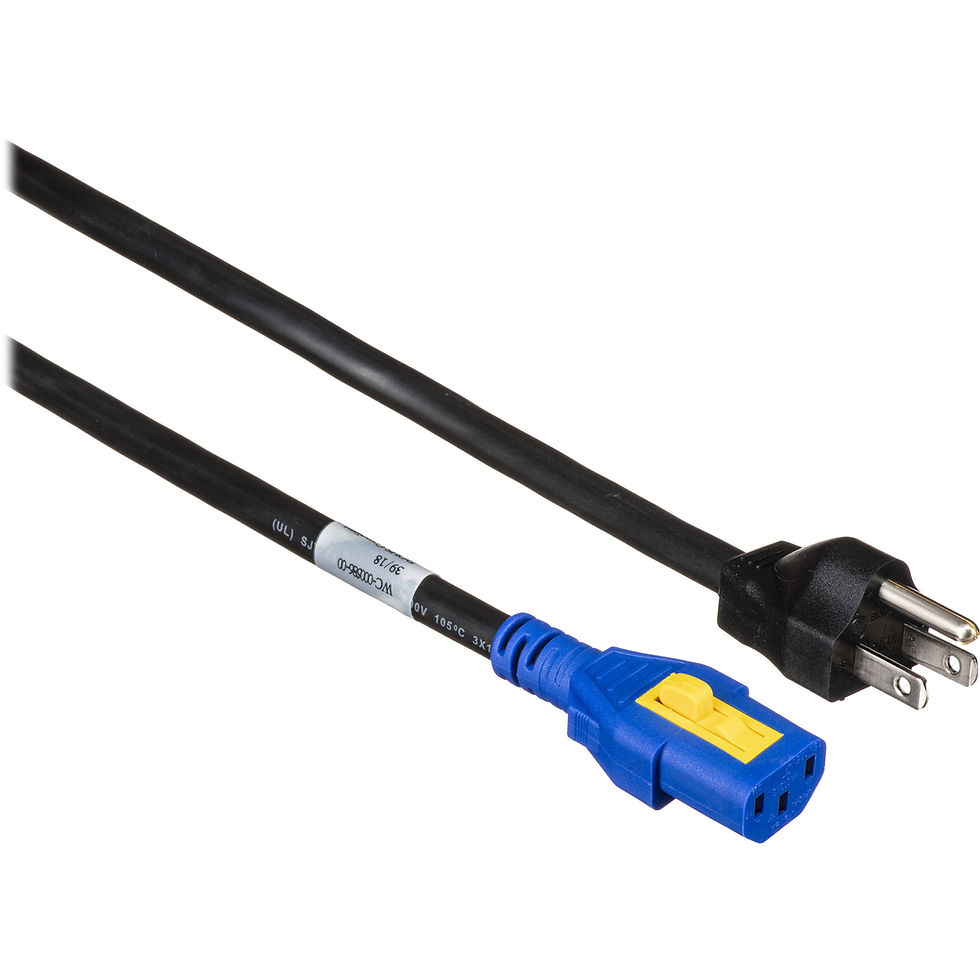 WC-000586-20 Replacement Power Cord : QSC