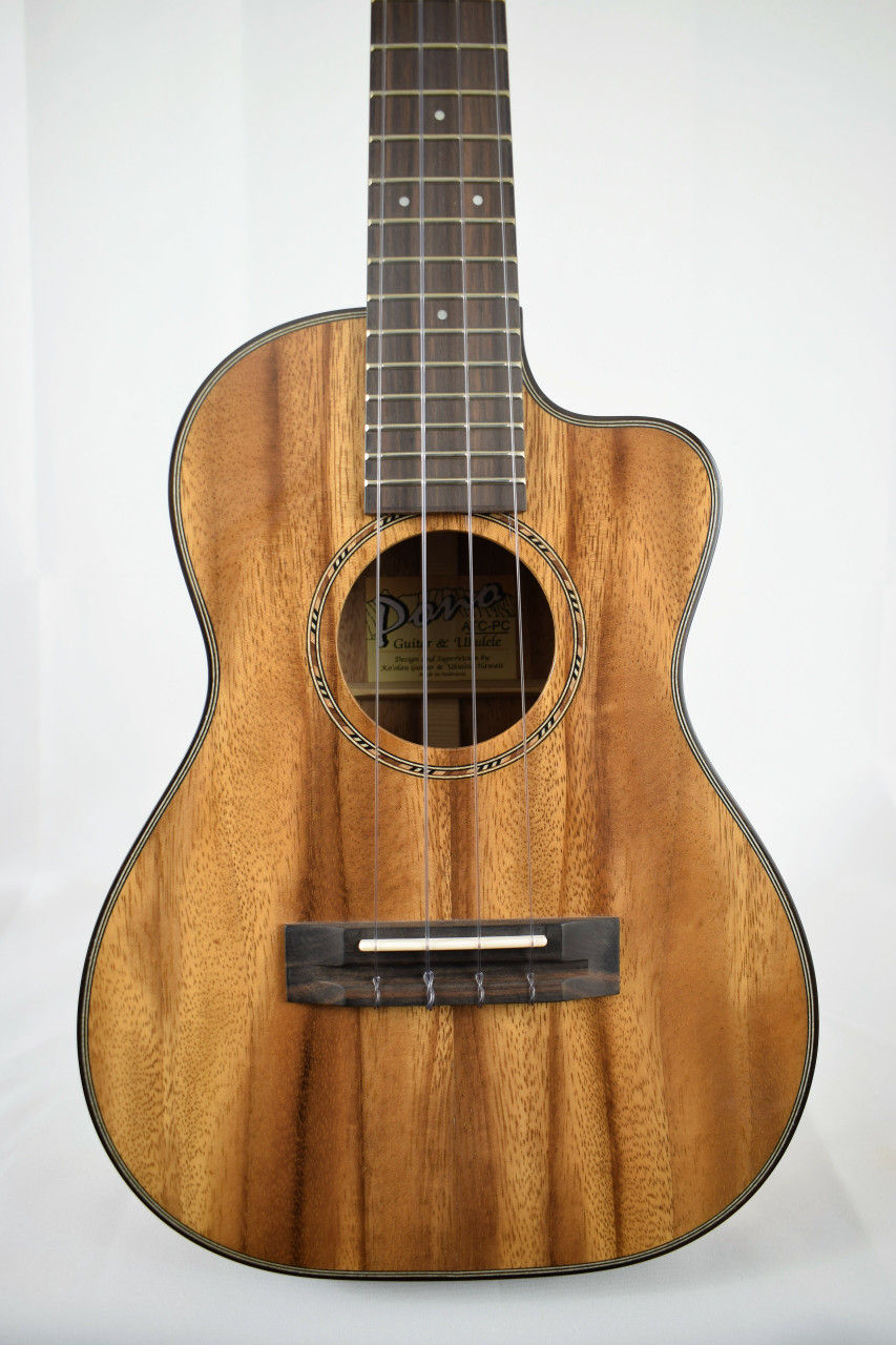 ATC-PC Pro-Classic Soild Acacia Tenor Ukulele with Cutaway : Pono