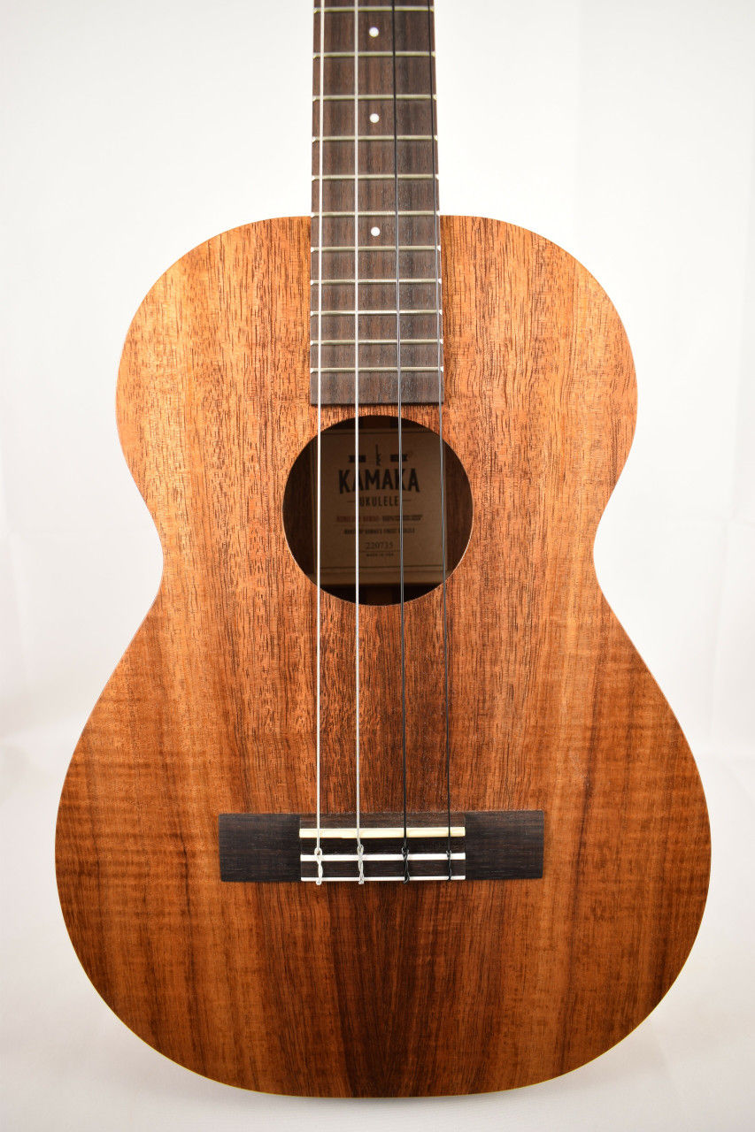 HF-4+P-PUABV Hawaiian Koa Baritone Ukulele with Five.0 Pickup : Kamaka