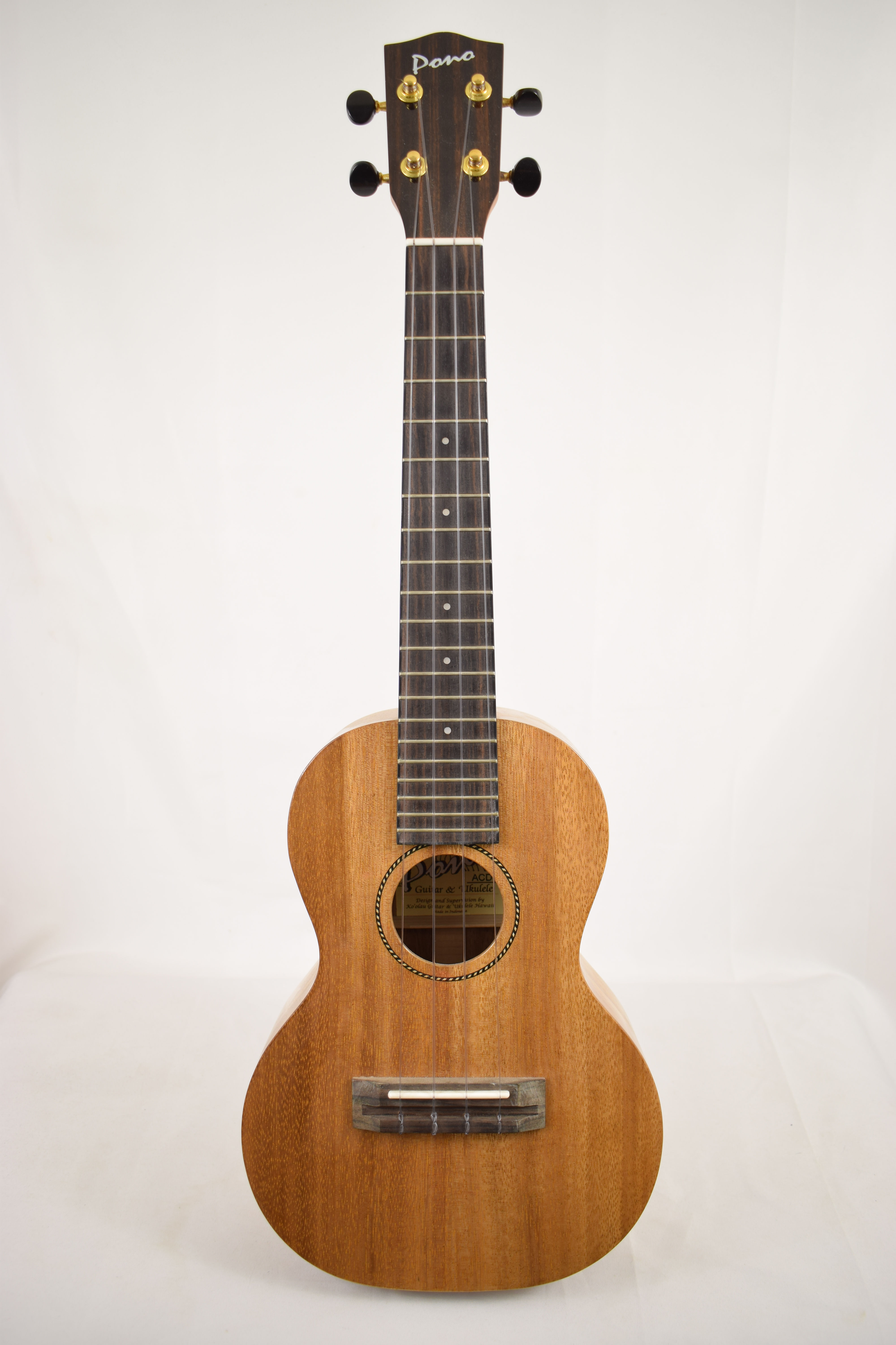 Pono ACD: Deluxe Solid Acacia Concert Ukulele