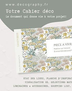 Prestation "cahier déco personnalisé"