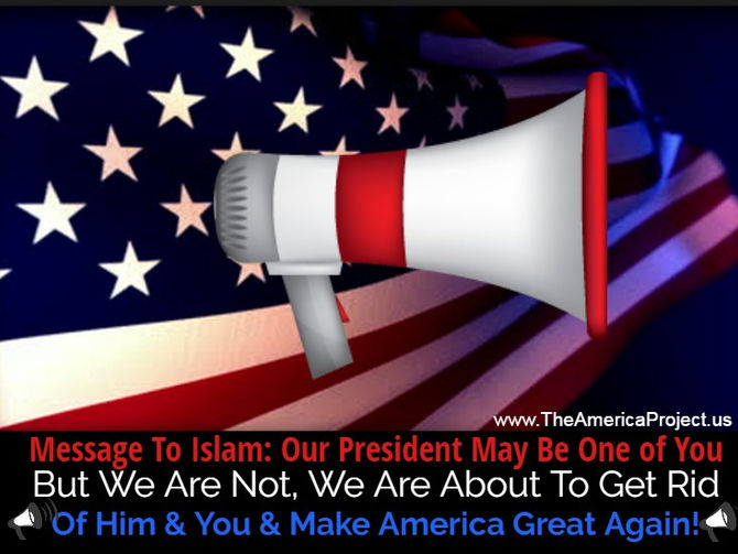 Message To Islam: Our President May Be One of You But We Are Not!