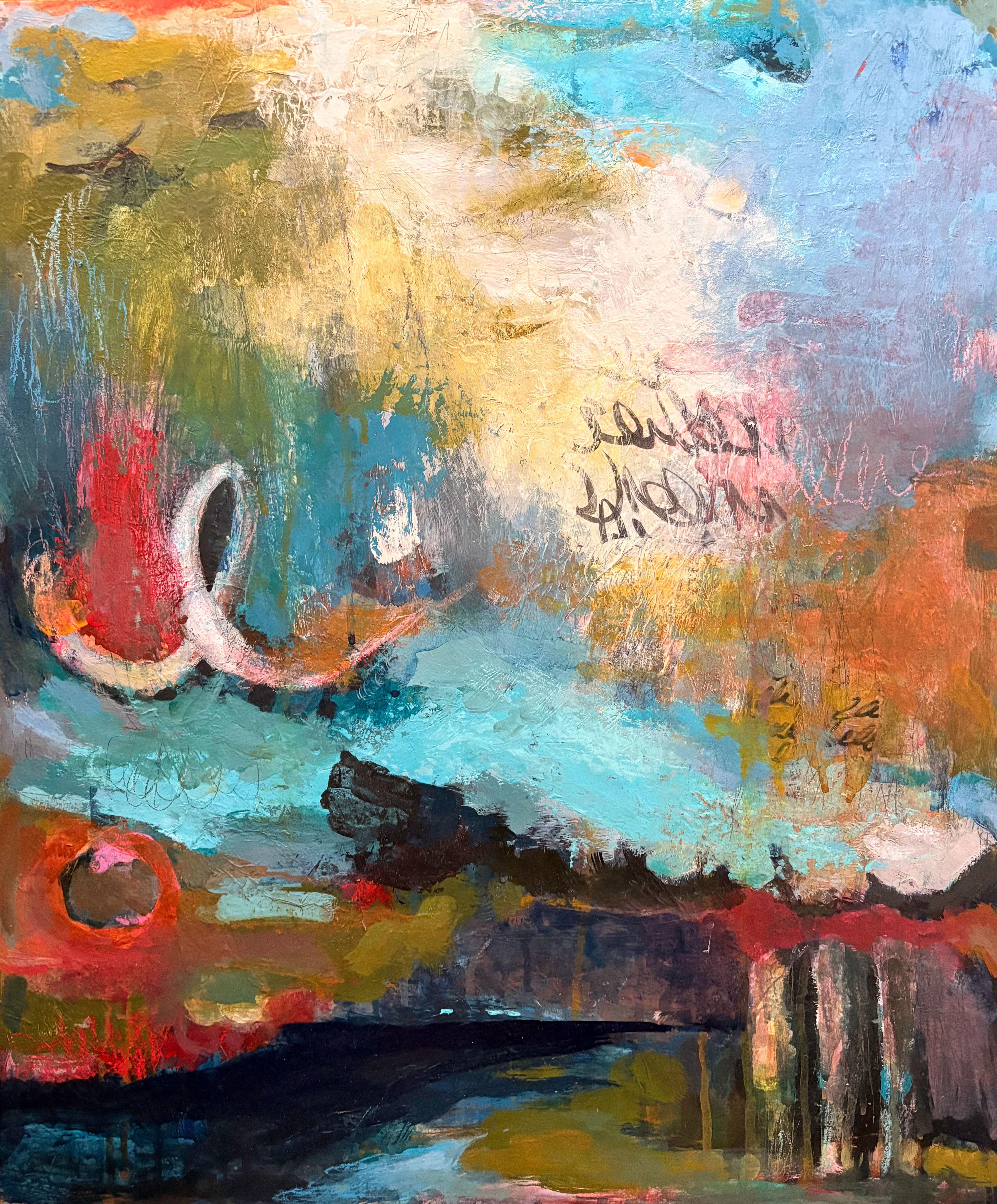 Clear Blue Longing 20x24