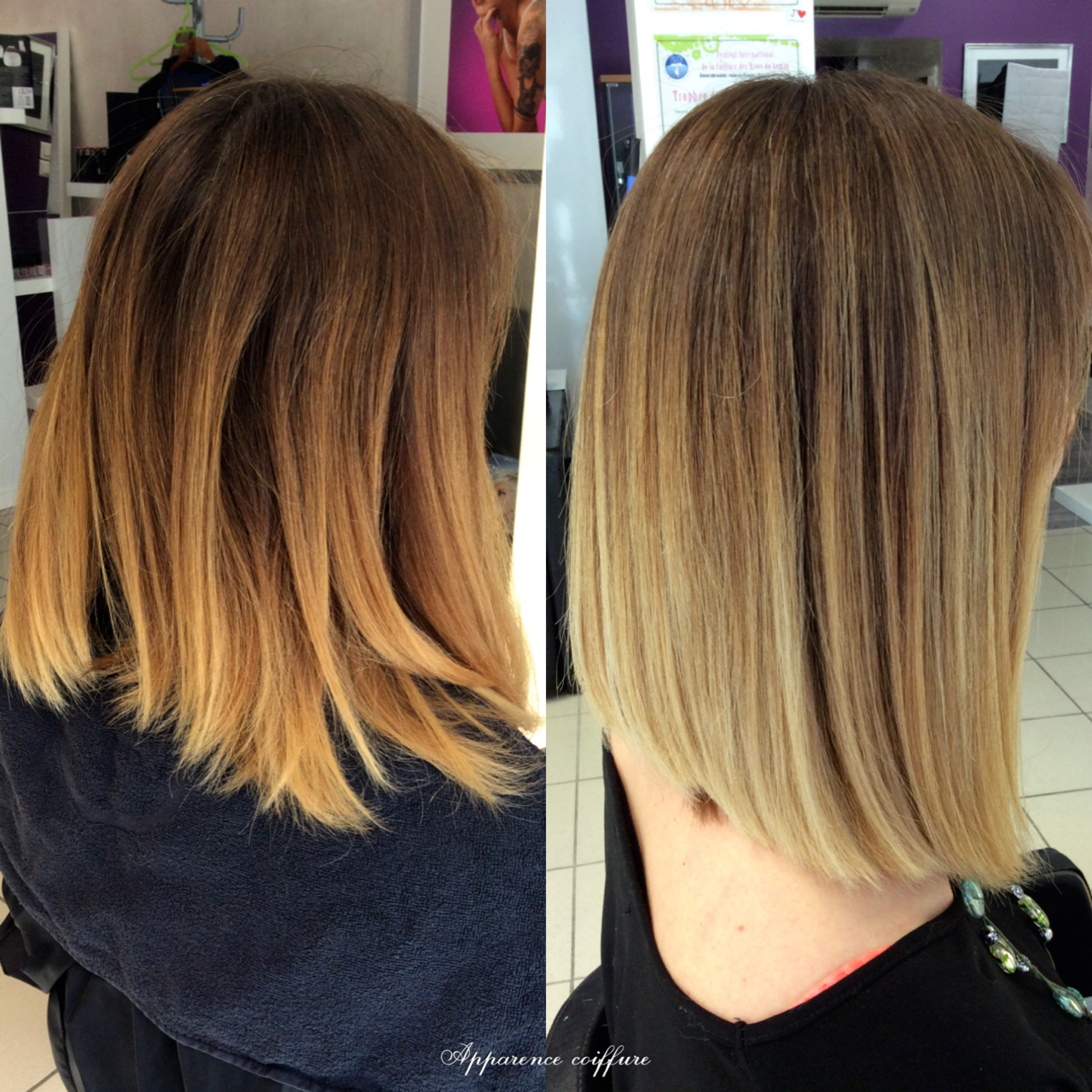 Avant Apres Apparence Coiffure