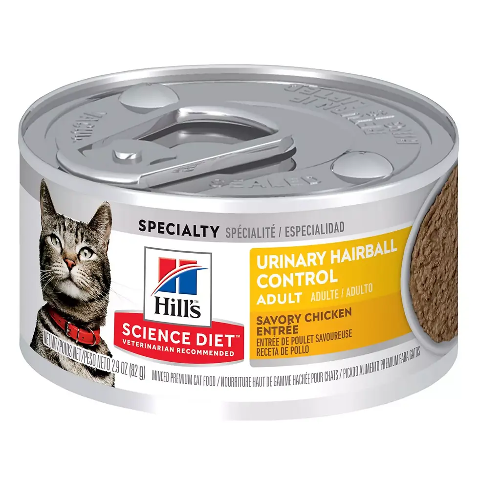 Hill's Science Diet Urinary & Hairball Control Cat wet can 