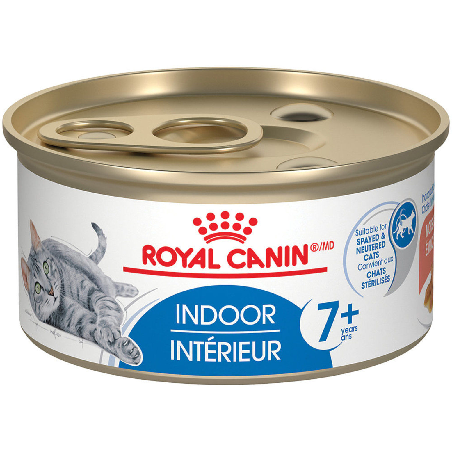  Royal Canin Feline Health Nutrition Indoor 7+ Morsels in Gravy Cat 3oz