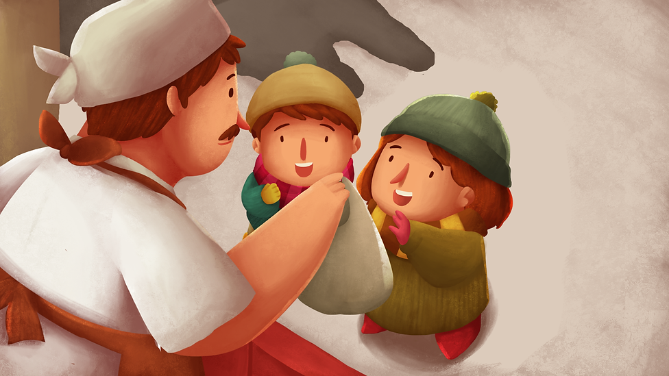 5. Pottato seller gave warm boiled potat