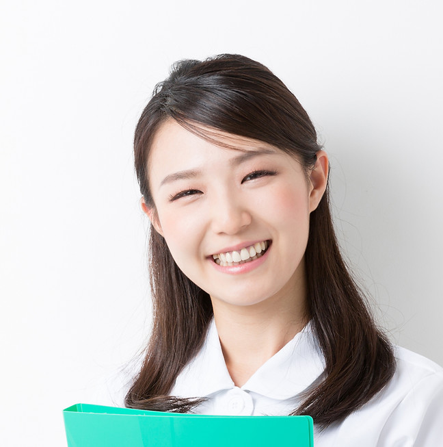 Smiling professional with folder