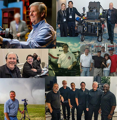 About Page photos of Mike Forrester and the team