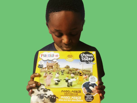 Offline copy: Shaun the sheep Plasticine model maker farmyard