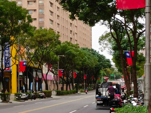 新北滿滿國旗元素慶祝國家生日