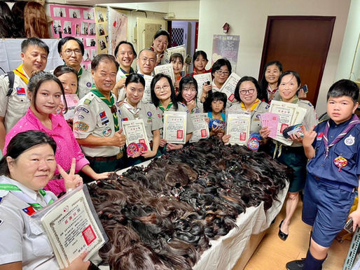 愛心捐髮發揮社會影響力 童軍化身和平使者助癌友