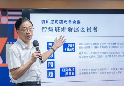 邁向科技城 桃市府啟動組改 明年成立「智慧城鄉發展委員會」