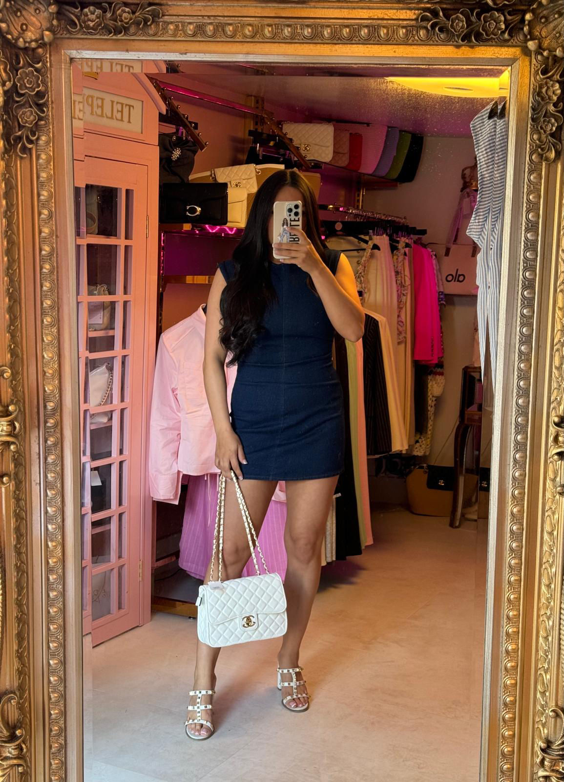 ALIZA Denim Stretch Dress 
