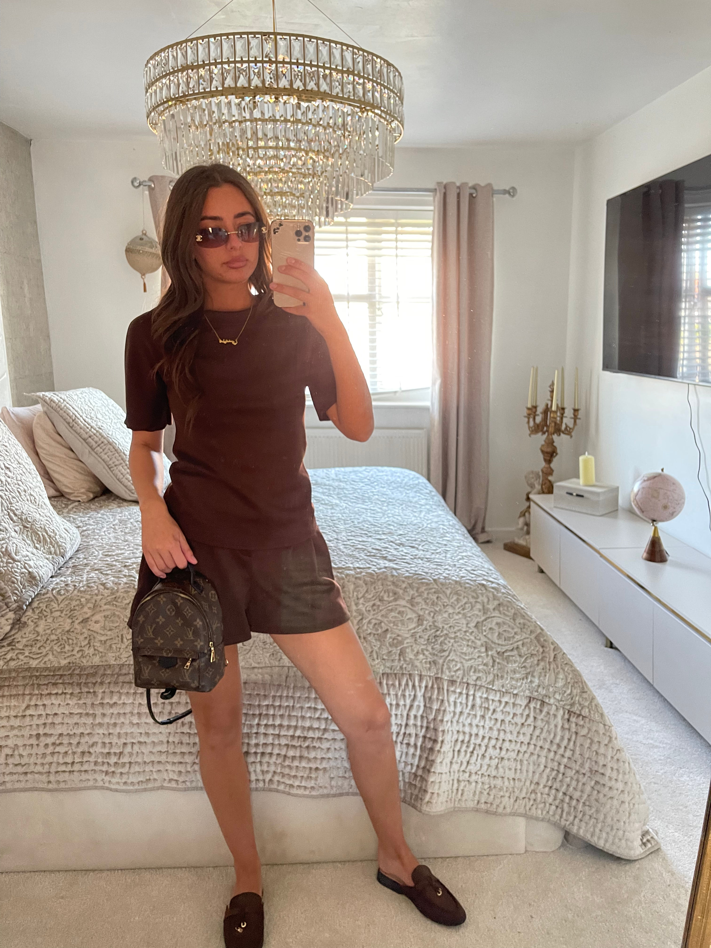 KACIE Sweatshirt Fabric Short Co Ord