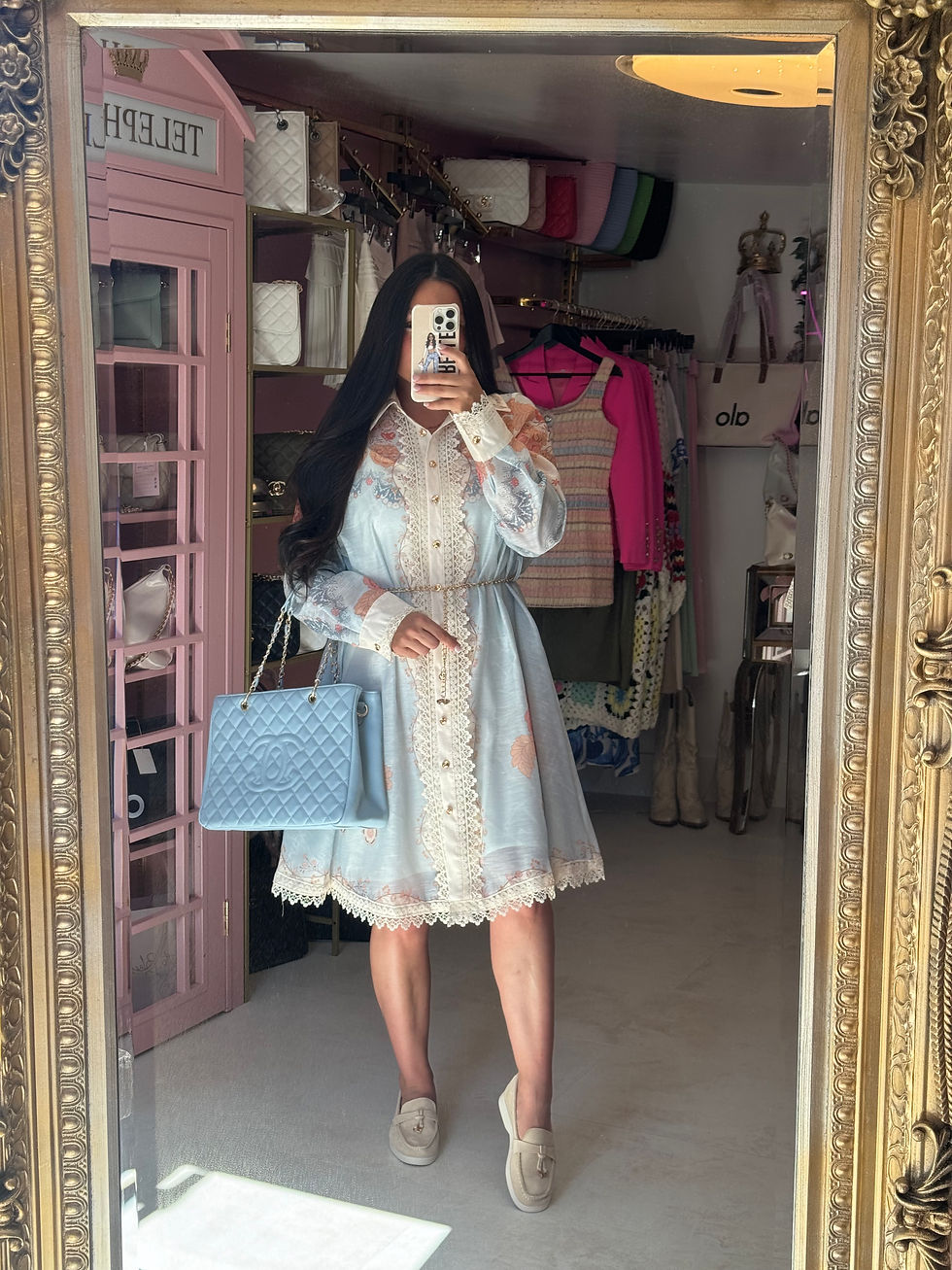 Sīktēls: SCARLET Linen Pastel Dress 