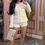 Indexkép: MARY Cream/Pink Tweed Blazer And Short Co Ord