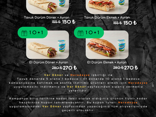 Var Döner Karşıyaka Döner Kampanyası Neredeyse İşbirliği