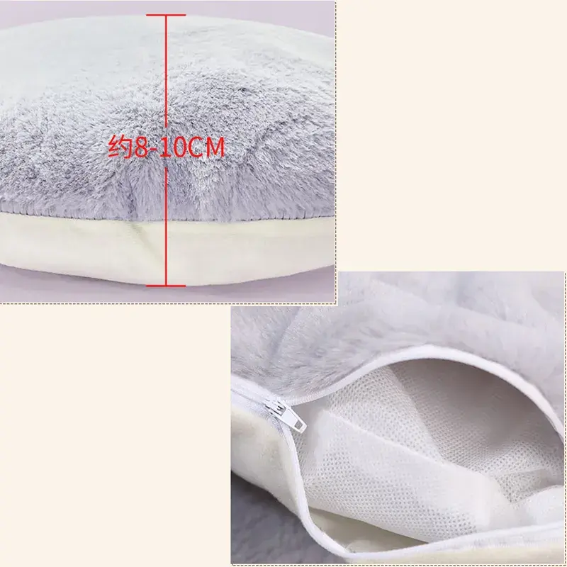 Thumbnail: Cat Bed House Soft Plush Kennel Puppy ,Winter Warm Sleeping Pet.