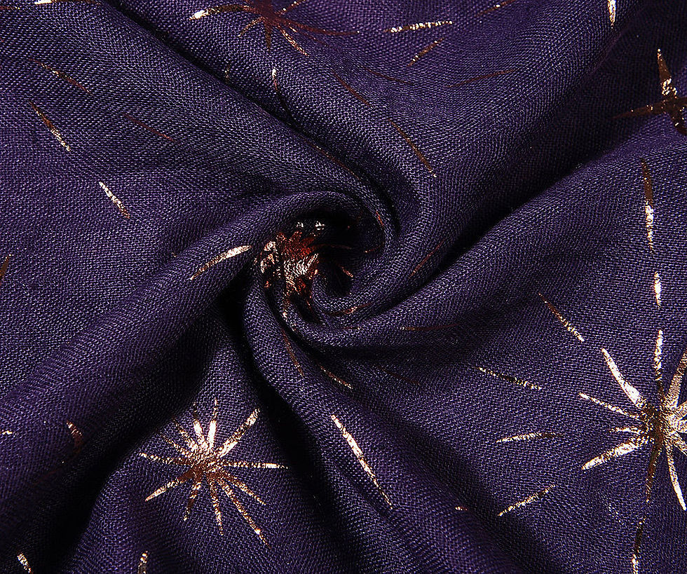 Miniature : Écharpe Feux d’artifice effet métallisé - Violet      Écharpe Feux d’artifice e