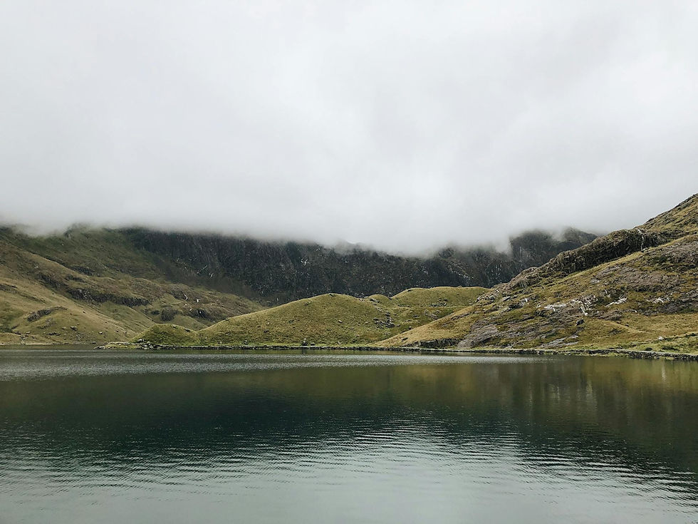 Mountains of Snowdonia. Credit to Lina Kivaka.