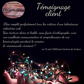 Temoignage client - Codeur