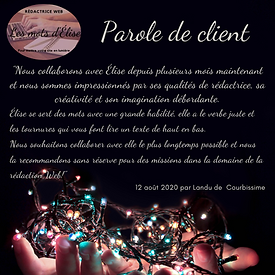 Parole de client Courbissime.png
