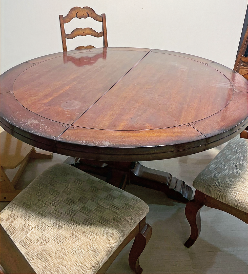 Extendable Dining Set Dismantled & Disposed By Fast Paid Disposal SG From a Condo in Bukit Timah