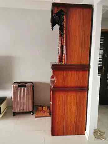Solid Wooden Altar Disposed & Dismantled By Fast Paid Disposal SG from a HDB in Bedok