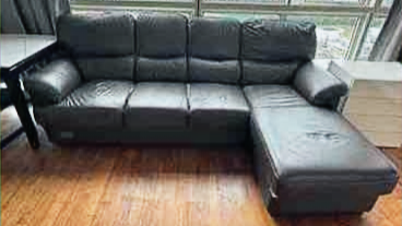 4 Seater L Shaped Sofa Disposed By Fast Paid Disposal SG from a Condo in Bishan
