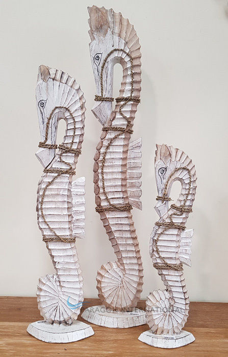 Wooden Seahorses - LGE