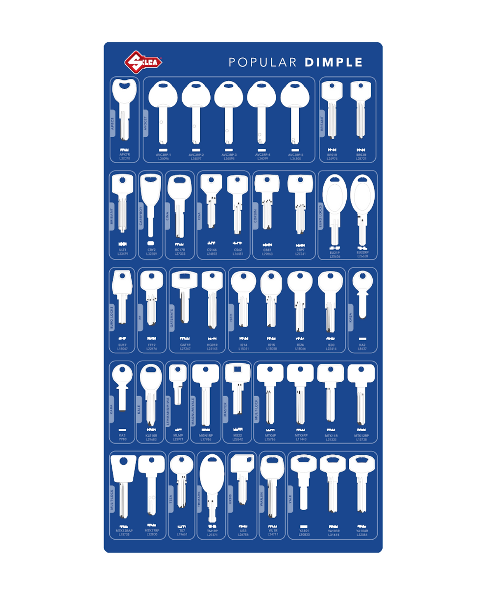 Thumbnail: Silca Dimple Keys