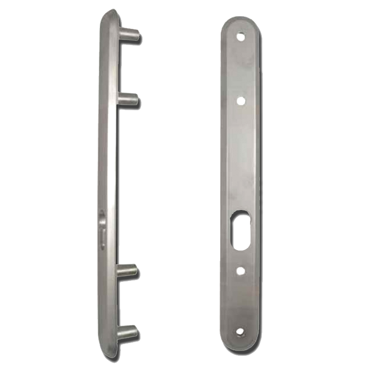 KICKSTOP 9601 300mm LockGuard - Satin Chrome Oval