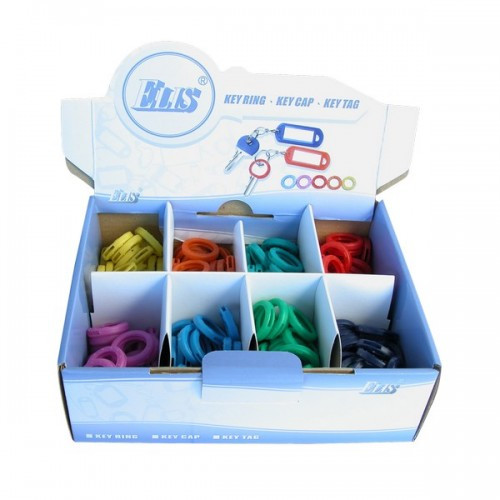 Plastic Rings For Colour Coding Keys - Box of 200 | THM
