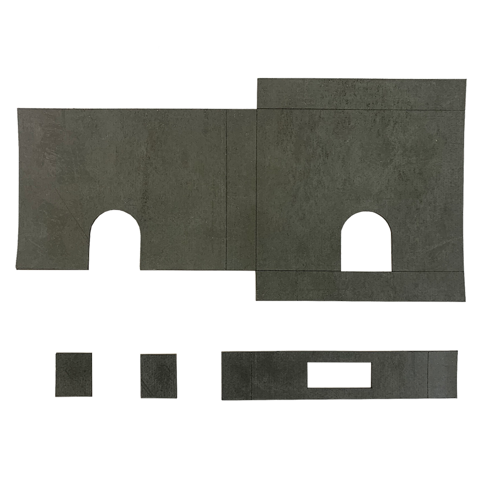 FIRESTOP Self-Adhes Universal Intumescent FB1/FB2 Deadlock Kit - 103mm x 80mm