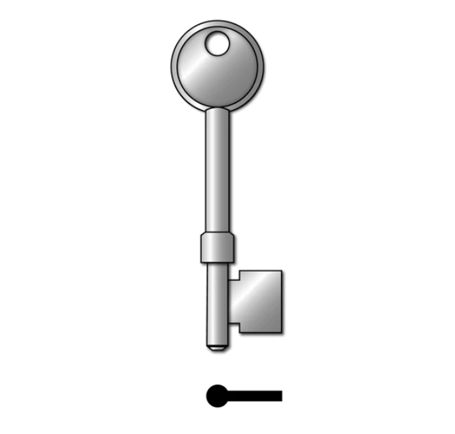 Spaceguard / Keypsafe TS593 Mortice Key Blank