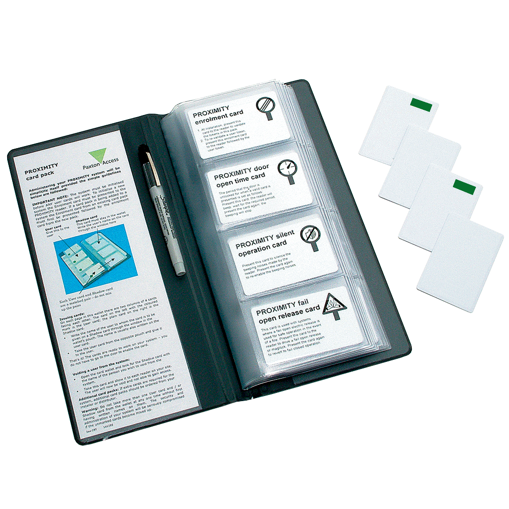 PAXTON Compact / Switch2 Proximity Card Pack - 830-050G - Green 50 Pack