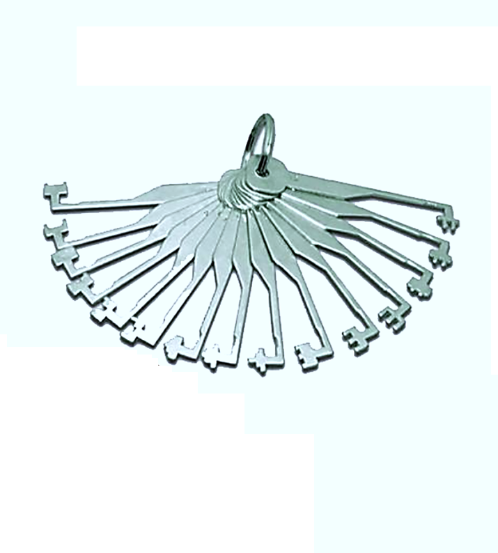 Thumbnail: Souber Jiggler keys for 3 lever