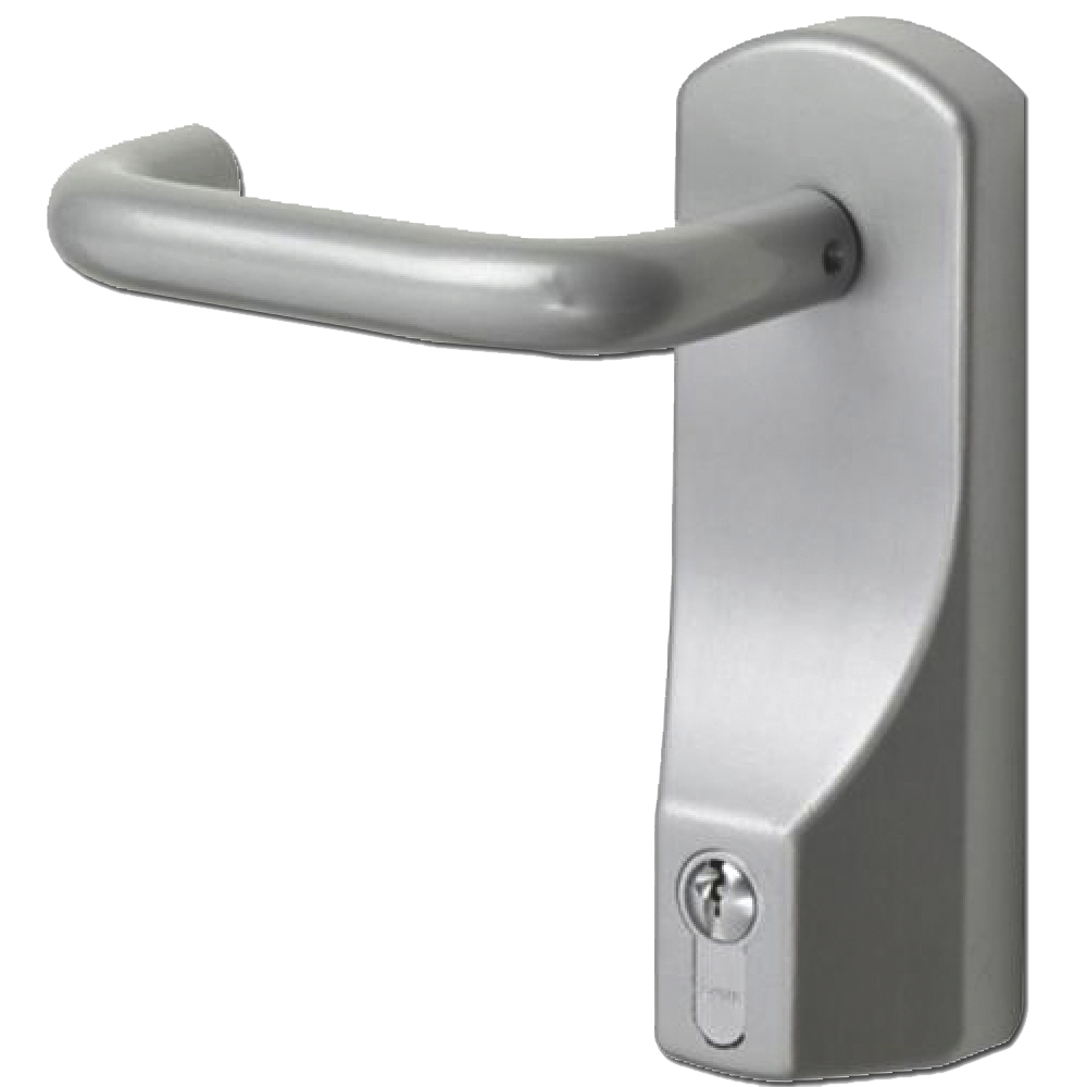 EXIDOR 322SE Euro Outside Access Device - Silver Enamelled