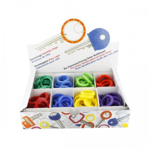 Large Plastic Rings For Colour Coding Keys - Box of 160 | THM