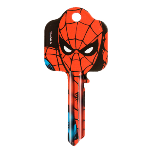 Thumbnail: Spiderman Key Blank Reverse