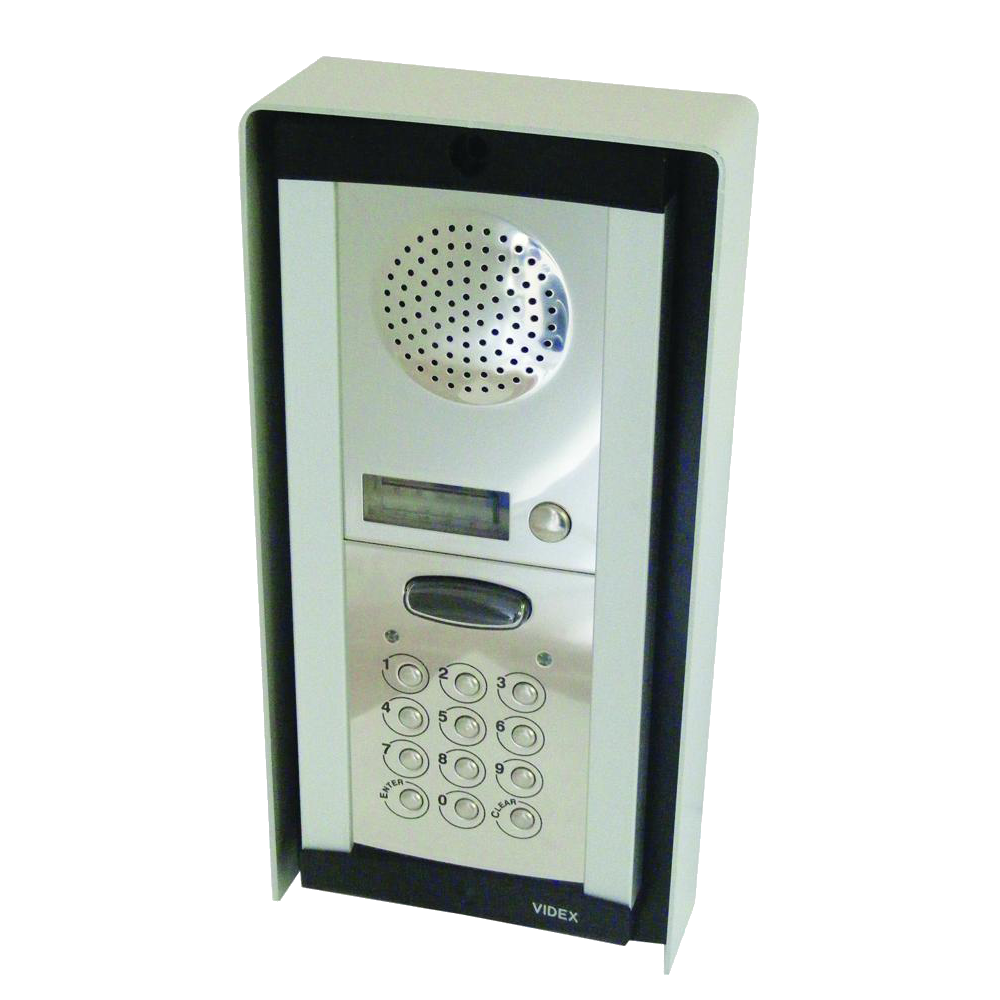 VIDEX 8K Series Audio 1Way Intercom Kit Complete With Keypad - 3K1S/CL