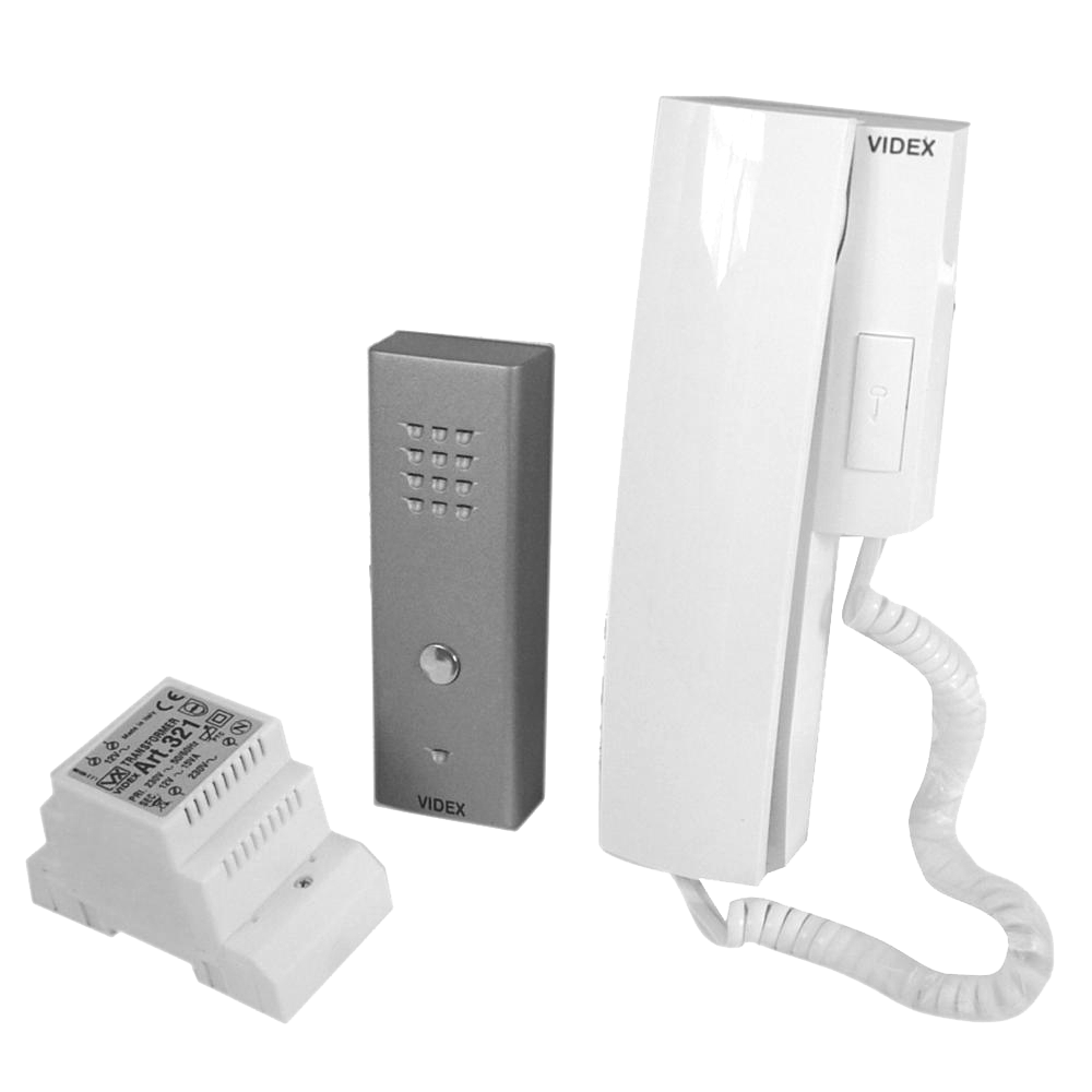 VIDEX SLK Audio 1 Way Intercom Kit Slim Surface - 6H